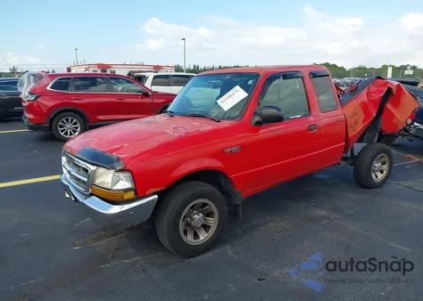 2000 Ford Ranger Xl/Xlt из США, поврежденный, VIN 1FTYR14V1YTA83940